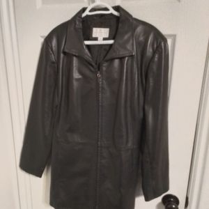 Worthington Women's leather coat